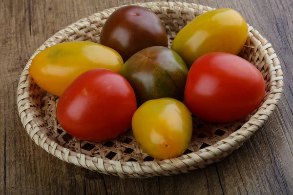 Mezcla de tomate fresco maduro — Foto de Stock