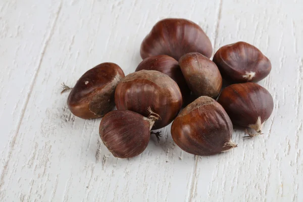 Grama de castanhas cruas — Fotografia de Stock