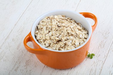 Yulaf yemek pişirmek için hazır