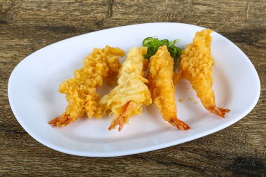 Asya karides tempura