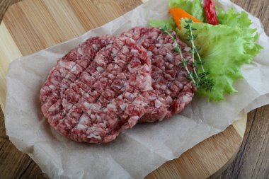 Ham burger pirzola