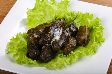 yaprak dolması et