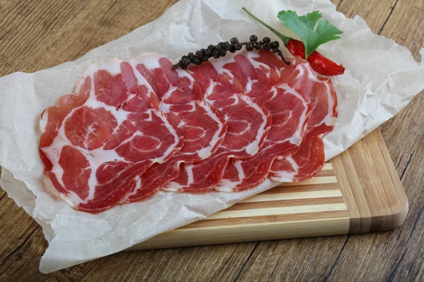 Heerlijke Italiaanse Ham — Stockfoto