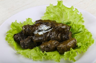 yaprak dolması et