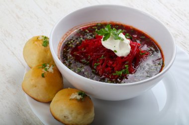 Rus Borsch çorbası