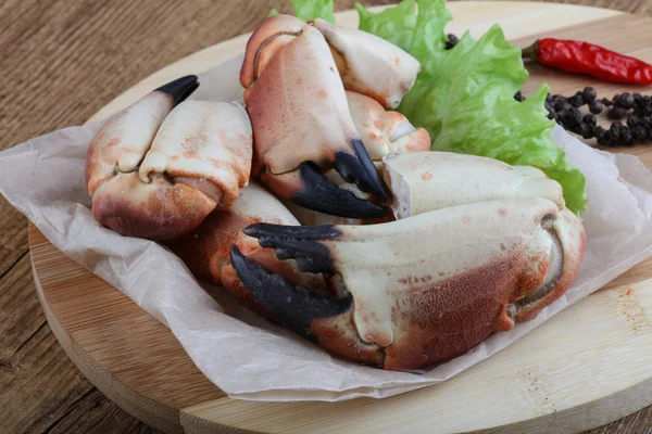 Frische Krabbenkrallen aus Meeresfrüchten — Stockfoto