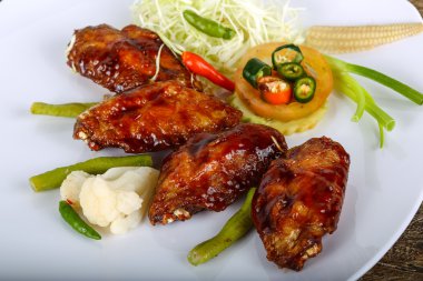 Teriyaki tavuk kanadı