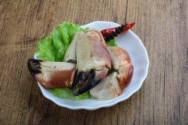 Taze deniz ürünleri Yengeç pençeleri