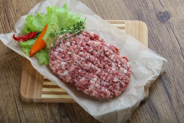 Ham burger pirzola
