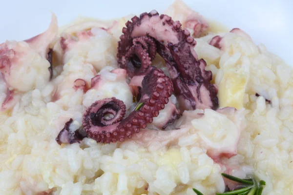 Heerlijke Risotto met octopus — Stockfoto