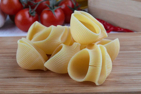 Italiensk pasta - snigel — Stockfoto