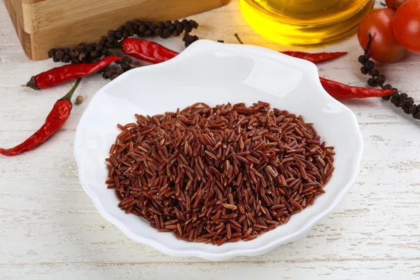 Raw Brown rice — Stock Photo, Image