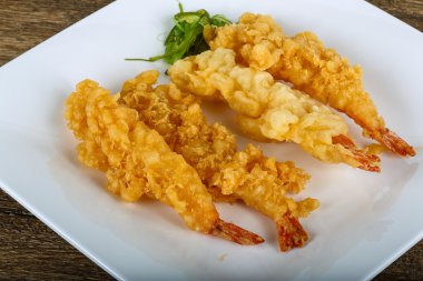 Asya karides tempura