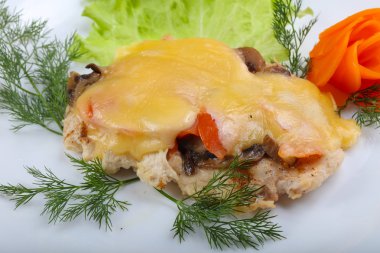 lezzetli fırında tavuk