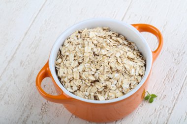 Yulaf yemek pişirmek için hazır