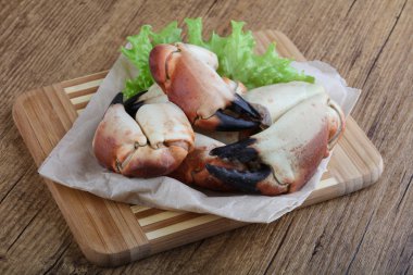 Taze deniz ürünleri Yengeç pençeleri