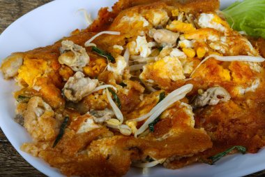 İstiridye ile Asya omlet