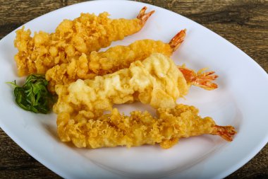 Asya karides tempura