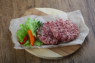 Ham burger pirzola