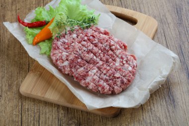 Ham burger pirzola