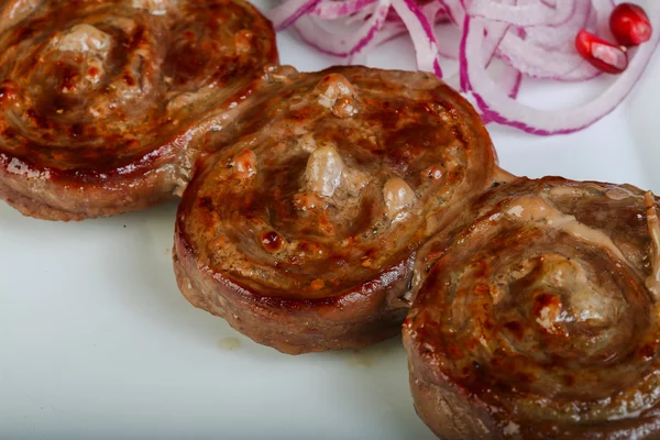 Lammgrill vom Grill — Stockfoto