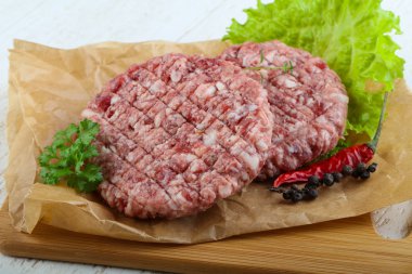 Ham burger pirzola