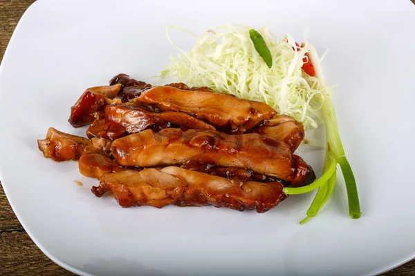 Kurczak Teriyaki pyszne — Zdjęcie stockowe