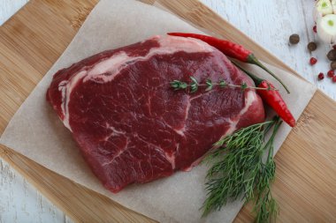 çiğ antrikot biftek