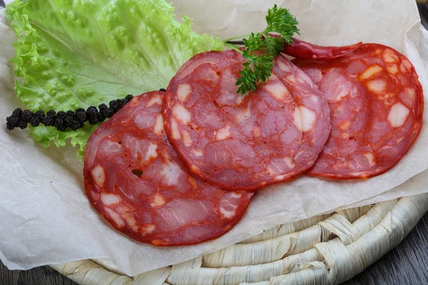 Spicy Chorizo sausage — Stock Photo, Image