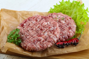 Ham burger pirzola