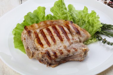 ızgara domuz biftek