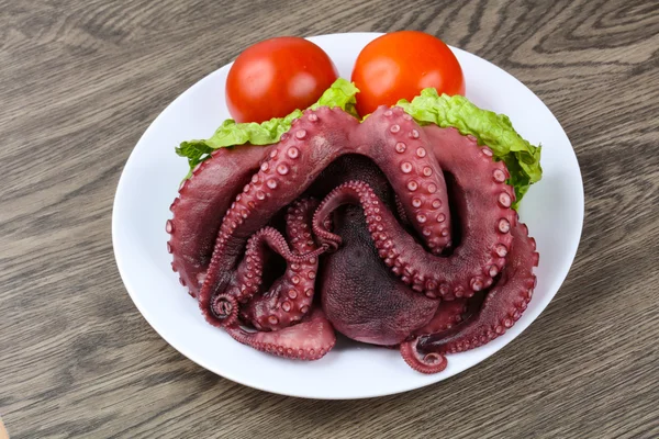 Boiled octopus ready for eat — Stock Photo, Image