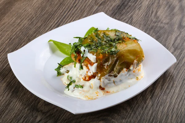 Köstliche gefüllte Paprika — Stockfoto