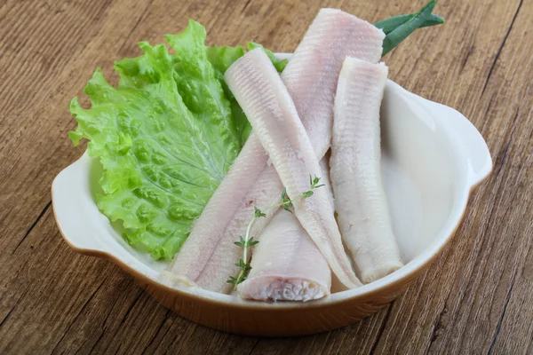 Smoked Eel fillet — Stock Photo, Image