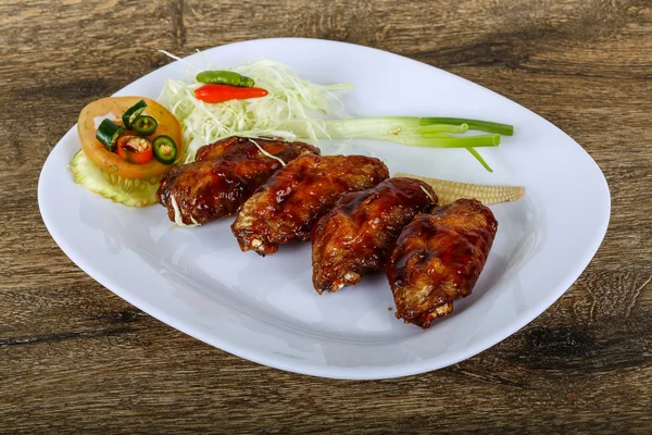 Sayap ayam teriyaki — Stok Foto