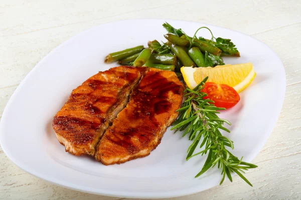 Delicious Grilled salmon — Stock Photo, Image