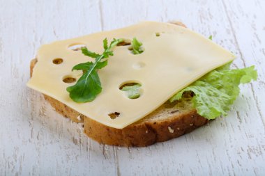 Lezzetli peynir sandviç