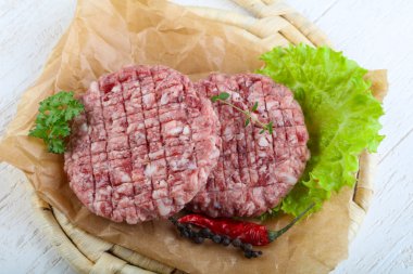 Ham burger pirzola