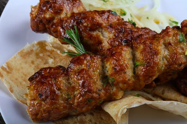 Heerlijke kip kebab — Stockfoto