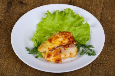 Peynir pişmiş tavuk göğsü