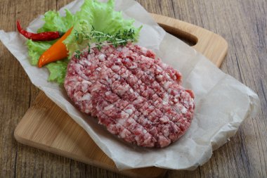 Ham burger pirzola