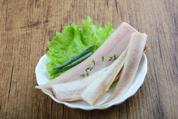 Geräuchertes Aalfilet — Stockfoto