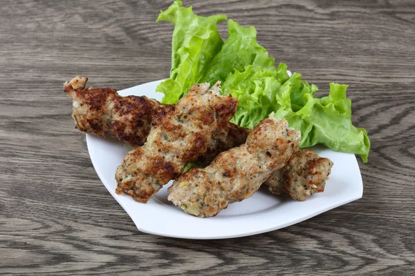 Carne grelhada kebab — Fotografia de Stock