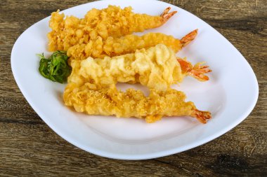 Asya karides tempura