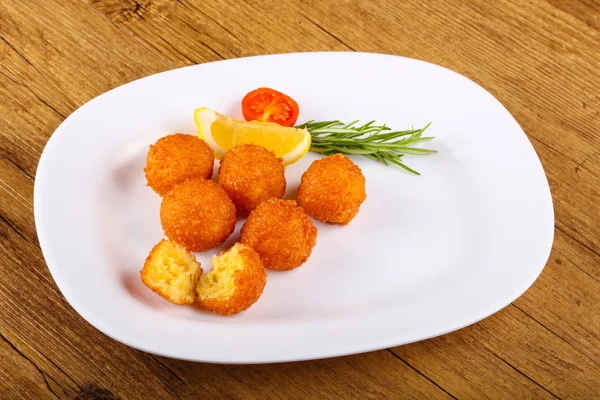 Hot juicy Cheese balls — Stock Photo, Image