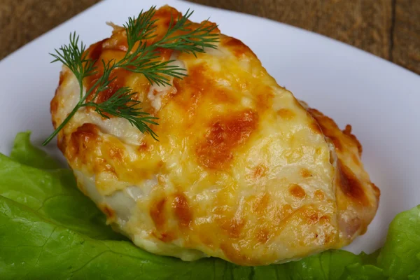 Poitrine de poulet au fromage — Photo