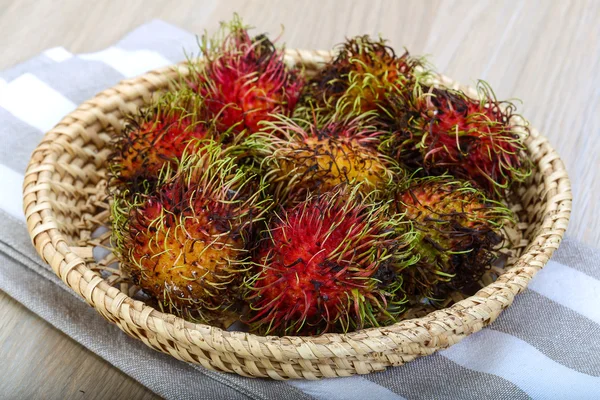 Rambutan doce maduro fresco — Fotografia de Stock