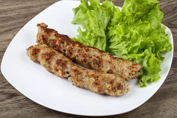 Carne grelhada kebab — Fotografia de Stock