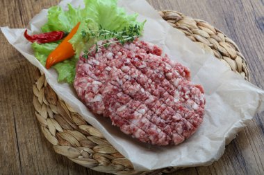Ham burger pirzola