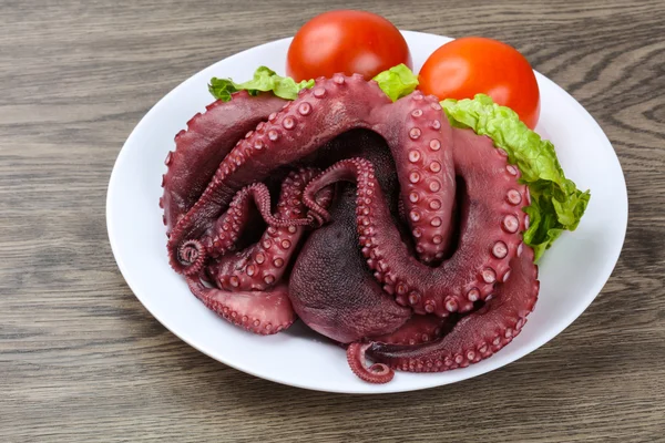 Boiled octopus ready for eat — Stock Photo, Image